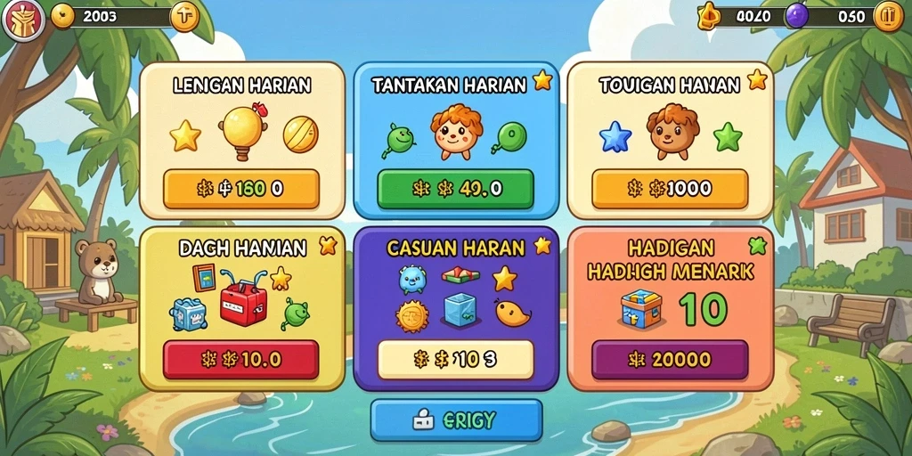 Fitur bonus yang menguntungkan dan menarik.