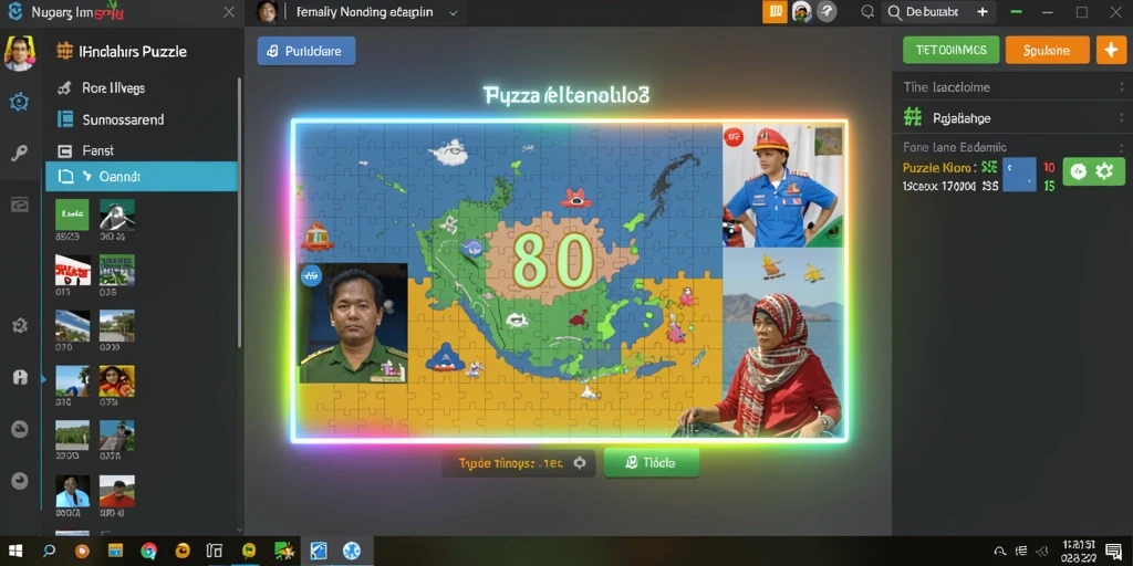 Komunitas aktif dengan interaksi sosial yang baik.